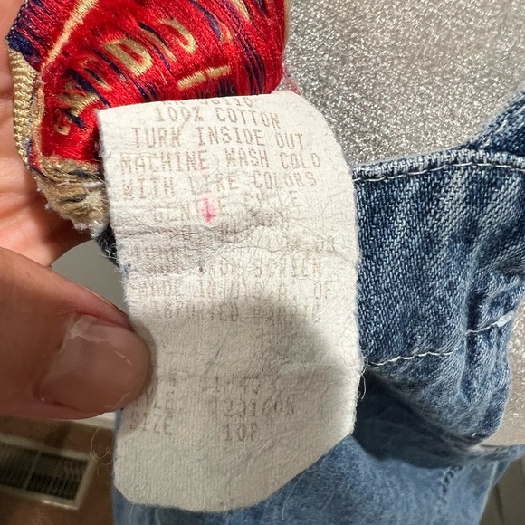 Vintage 90s‎ Studio Ease 100% Cotton Denim Midi Dress - Picture 7 of 10